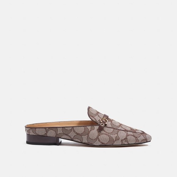 $129 *NEW* COACH Irene Mule Oak/Maple (8.5 & 9.5) - Picture 11 of 12